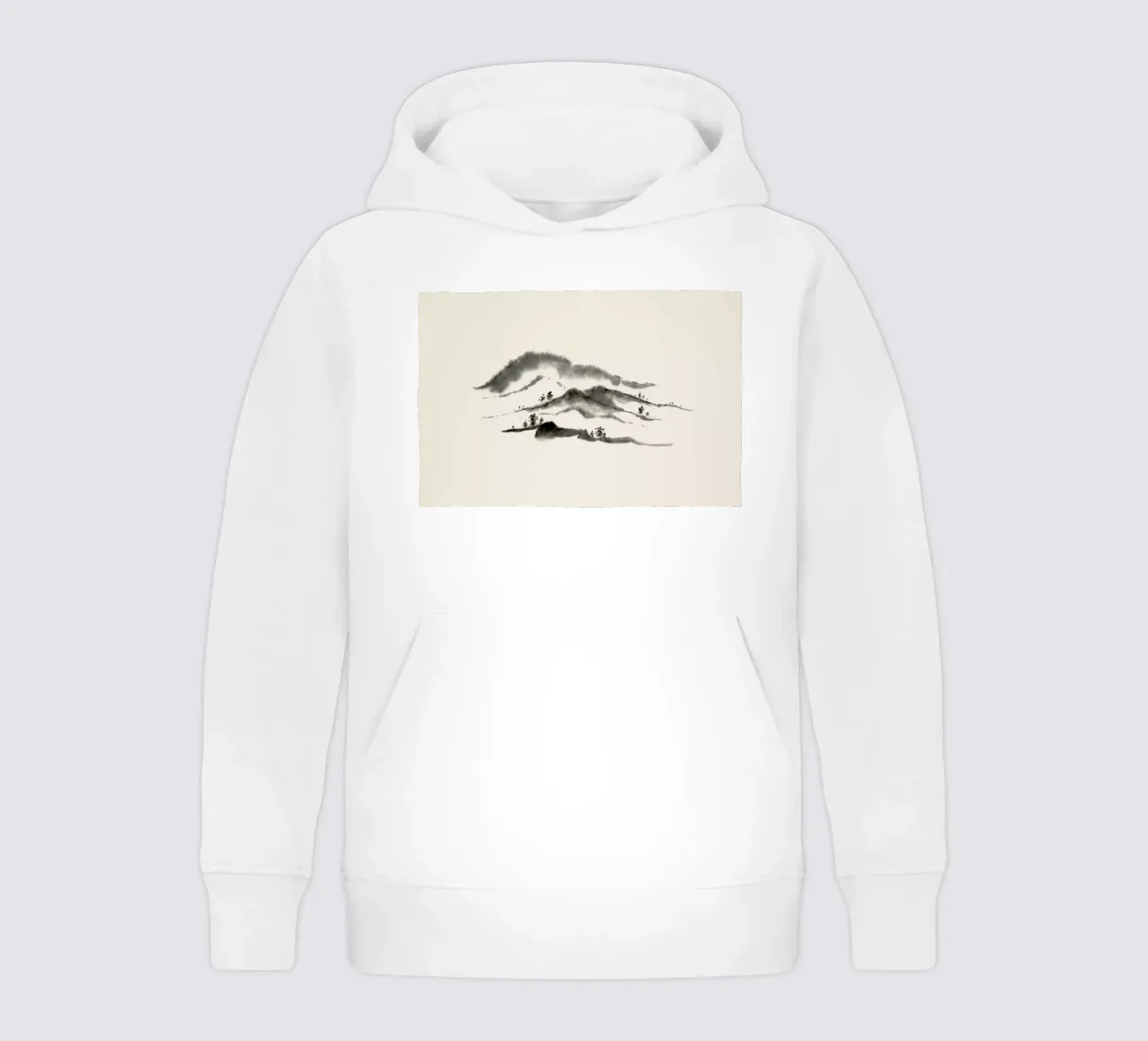 Distant Hills kids hoodie by Flora & Fauna