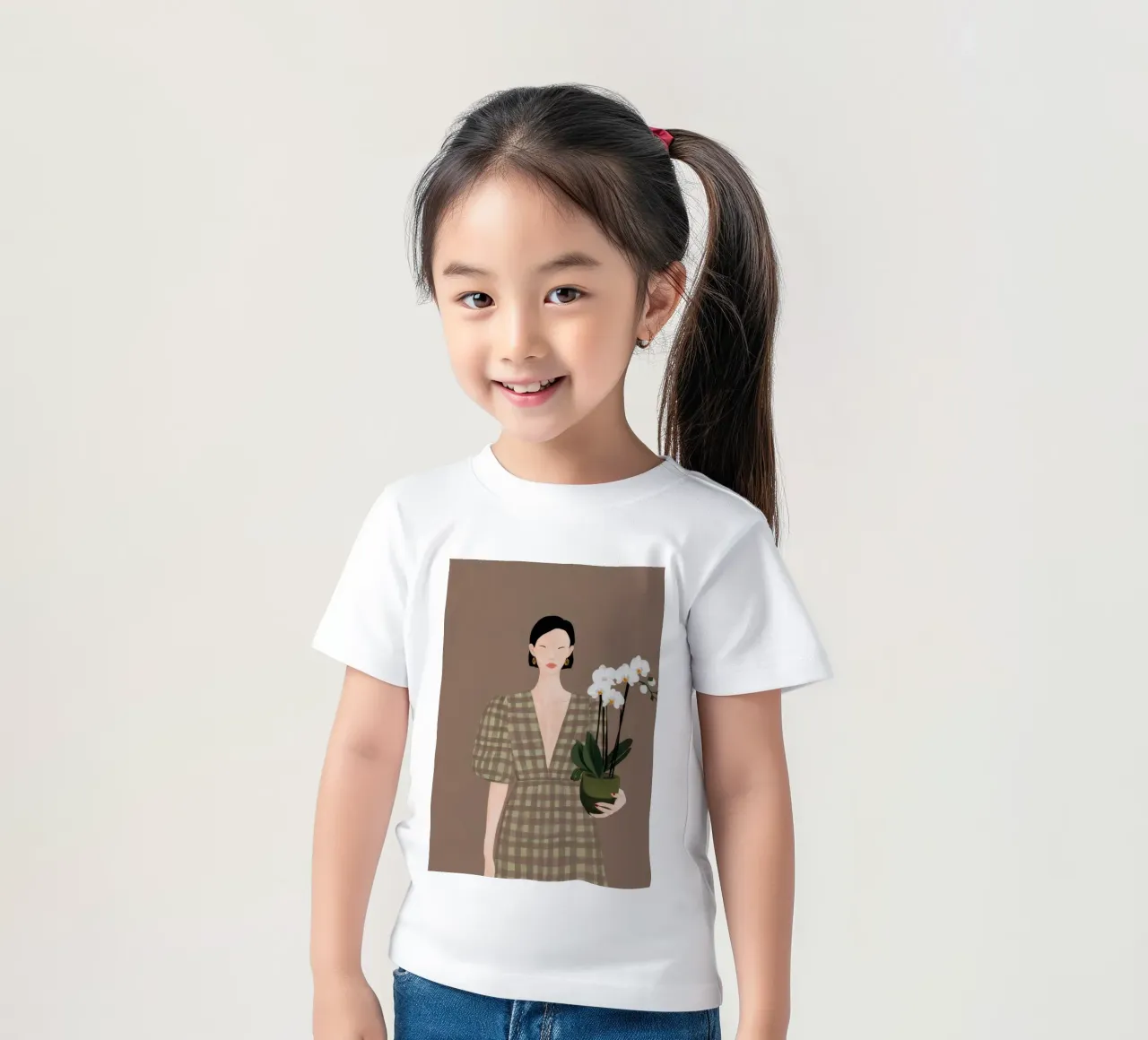 Orchidee Anmut Kinder T-Shirt von Twilight Muse
