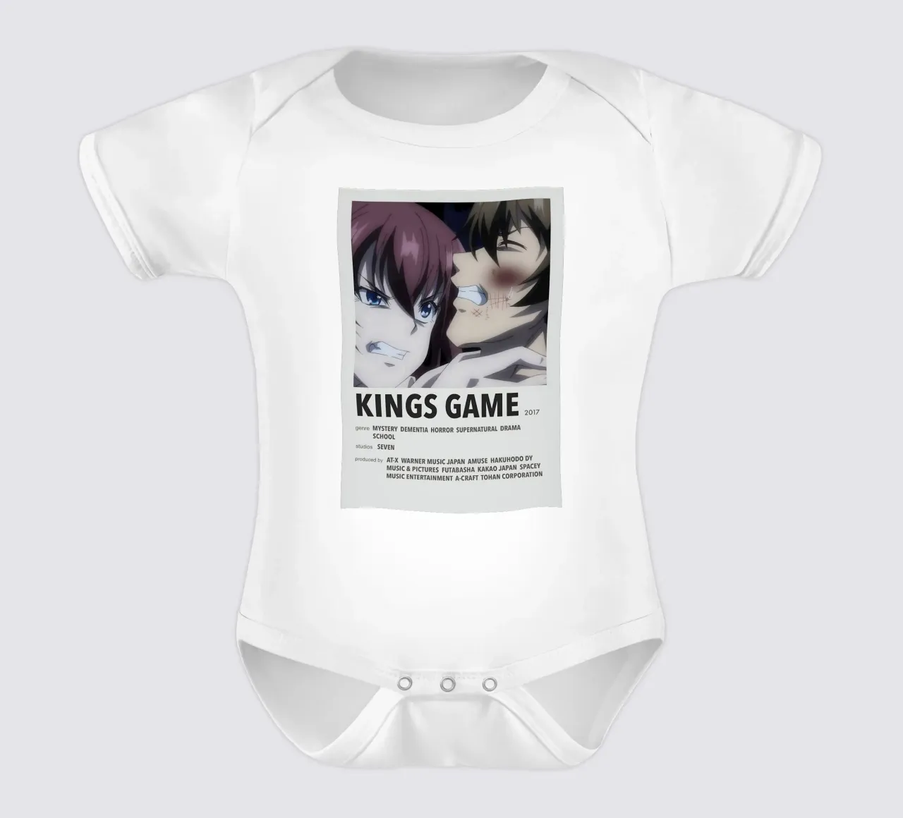 KINGS GAME  2017 body neonato maniche corte da Totoya