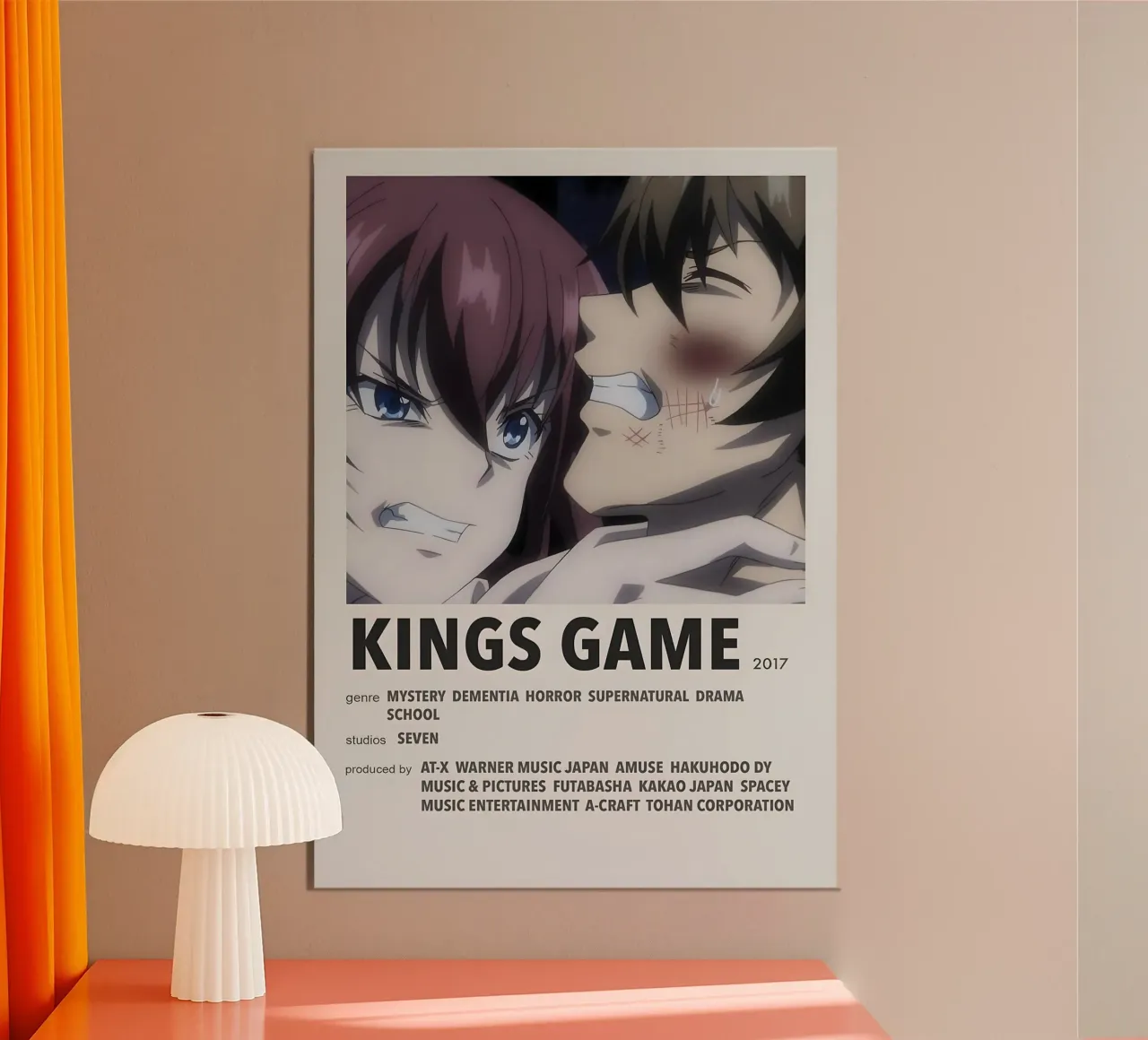 KINGS GAME  2017 carta hahnemühle da Totoya
