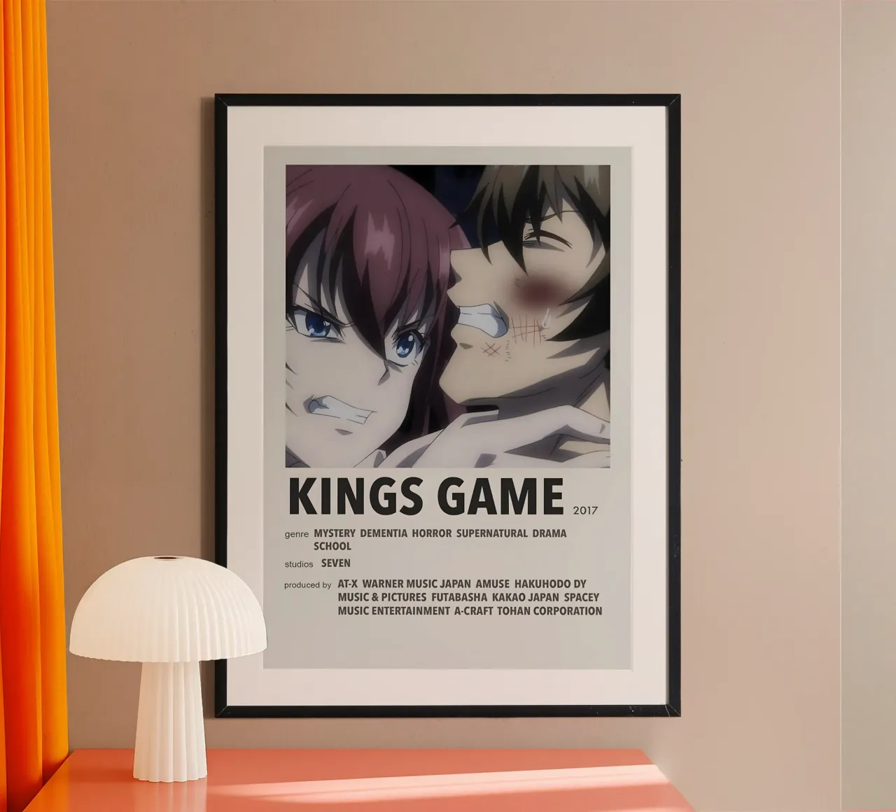 KINGS GAME  2017 carta hahnemühle da Totoya