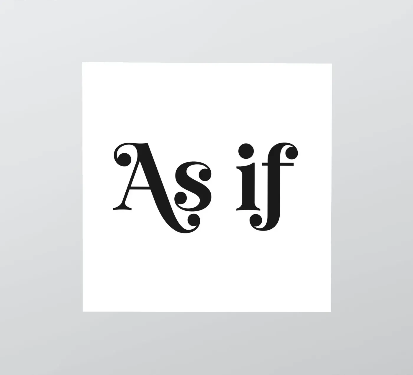 Alsof sticker van Paigaam Studio