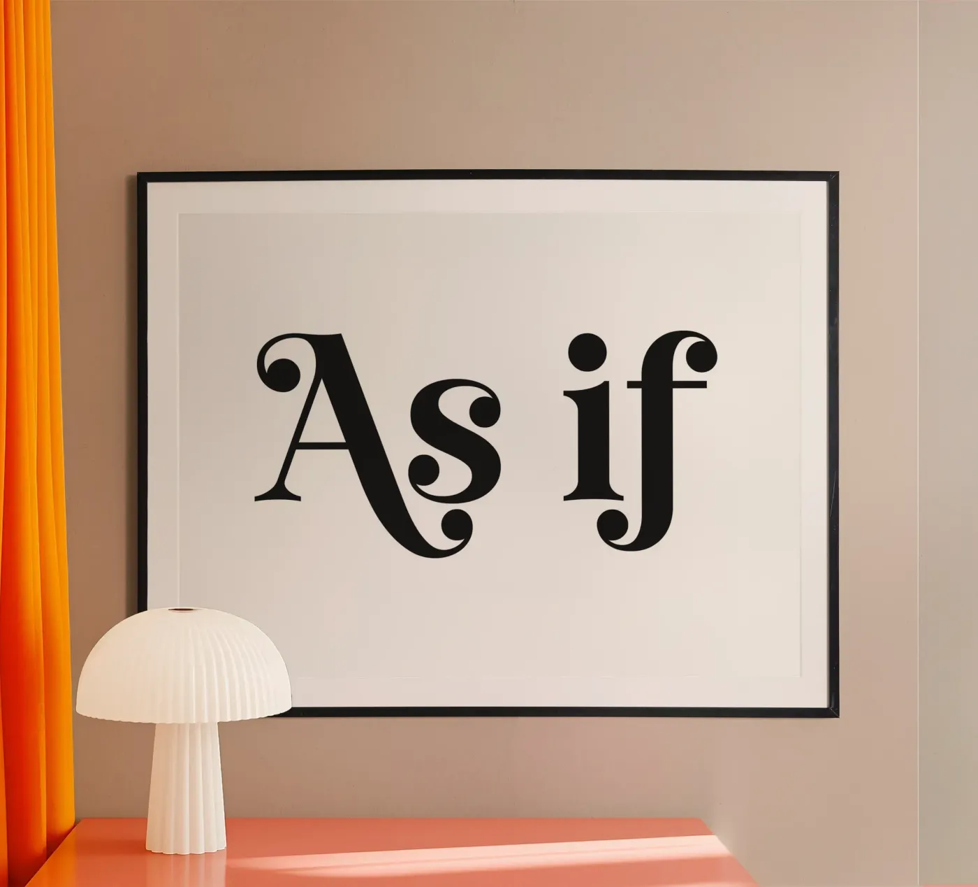 As If poster by Paigaam Studio