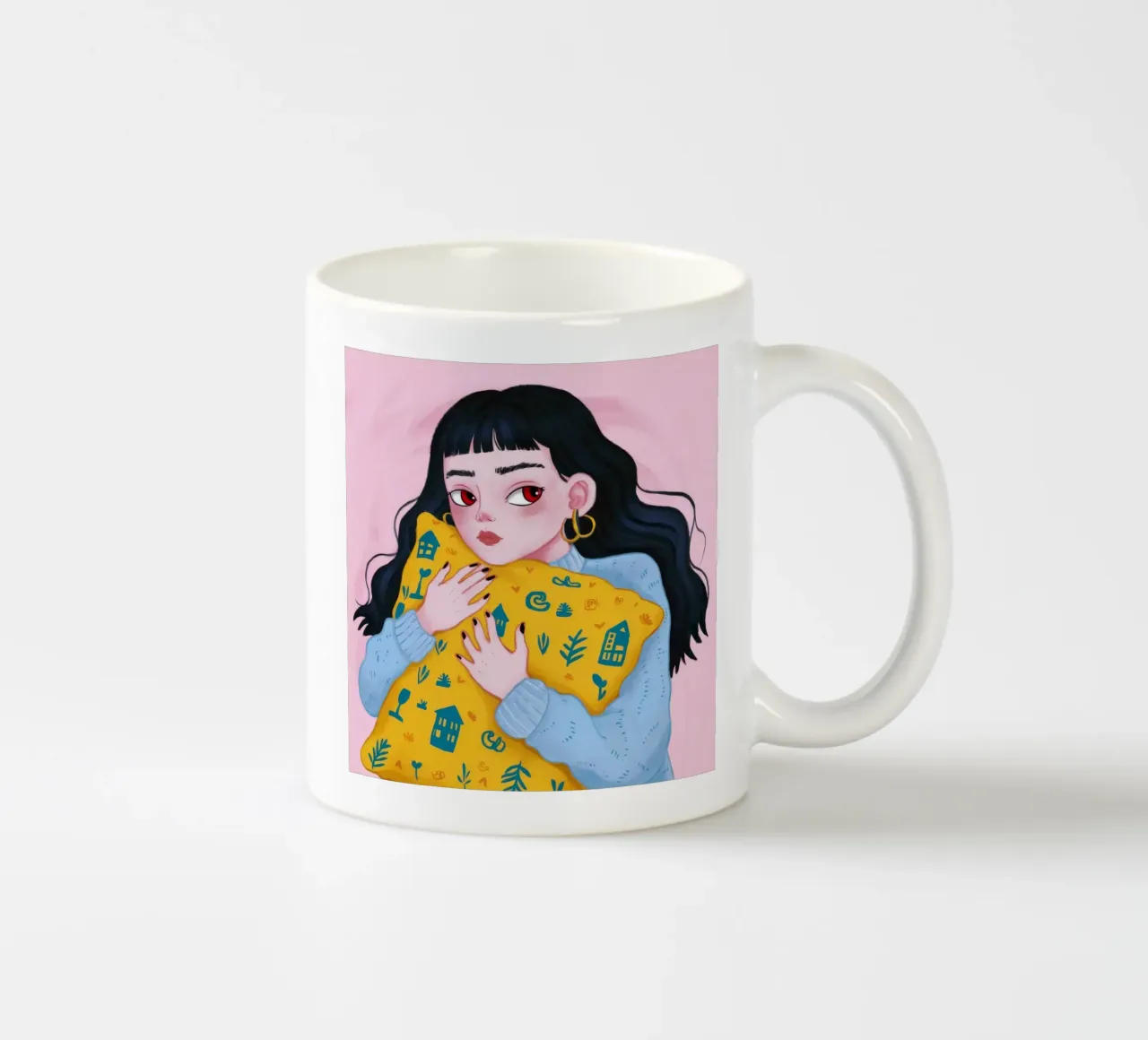 Abbraccio accogliente tazza in ceramica da Twilight Muse
