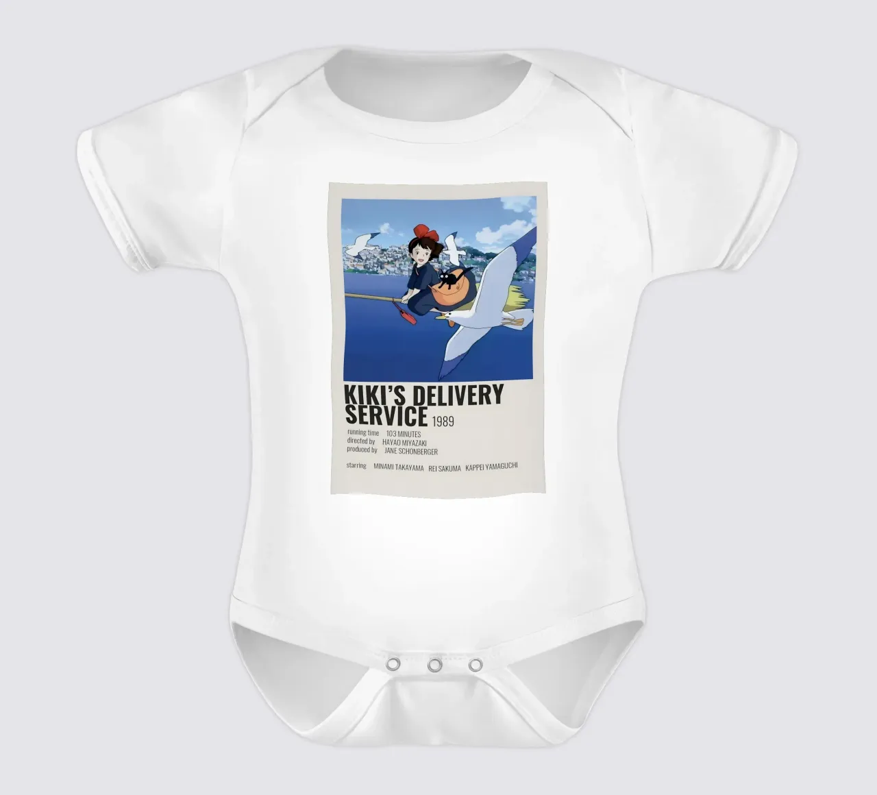 KIKI'S DELIVERY SERVICE 1989 body neonato maniche corte da Totoya