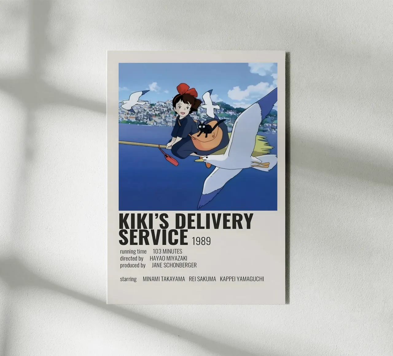 KIKI'S DELIVERY SERVICE 1989 alu-dibond by Totoya
