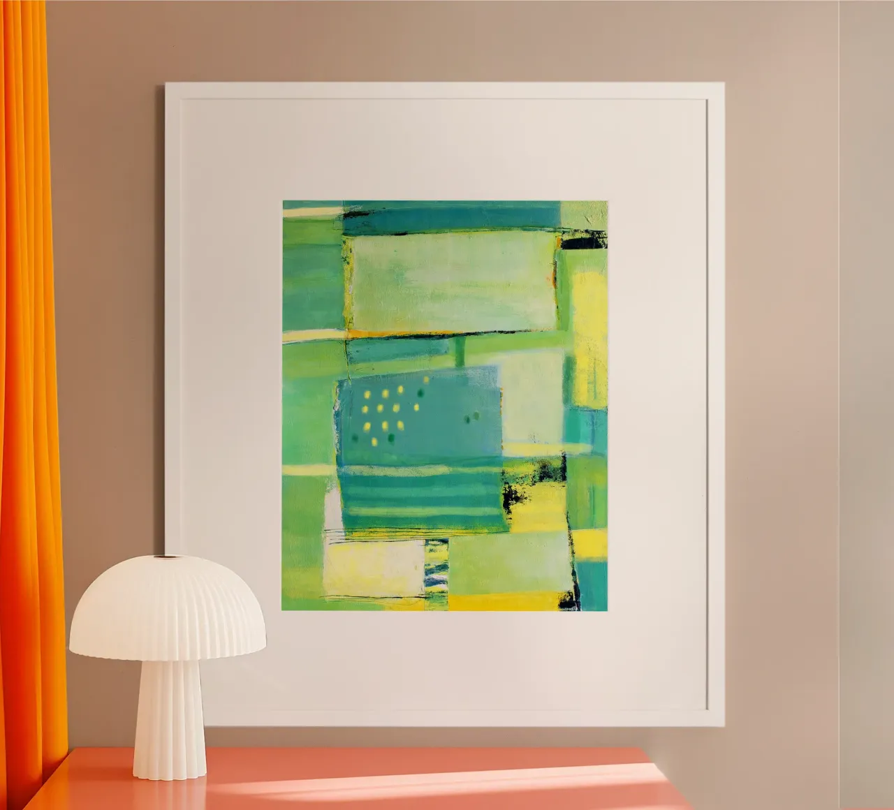 Frühling II poster con telaio in plastica da Anita Gewald