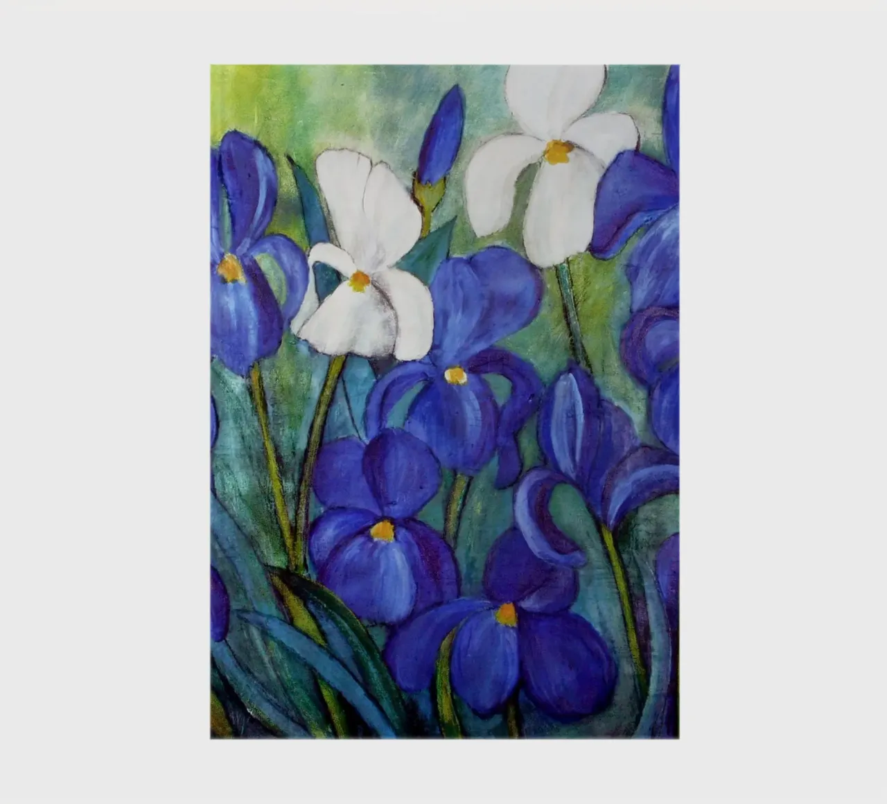 Schwertlilien notebook by Anita Gewald