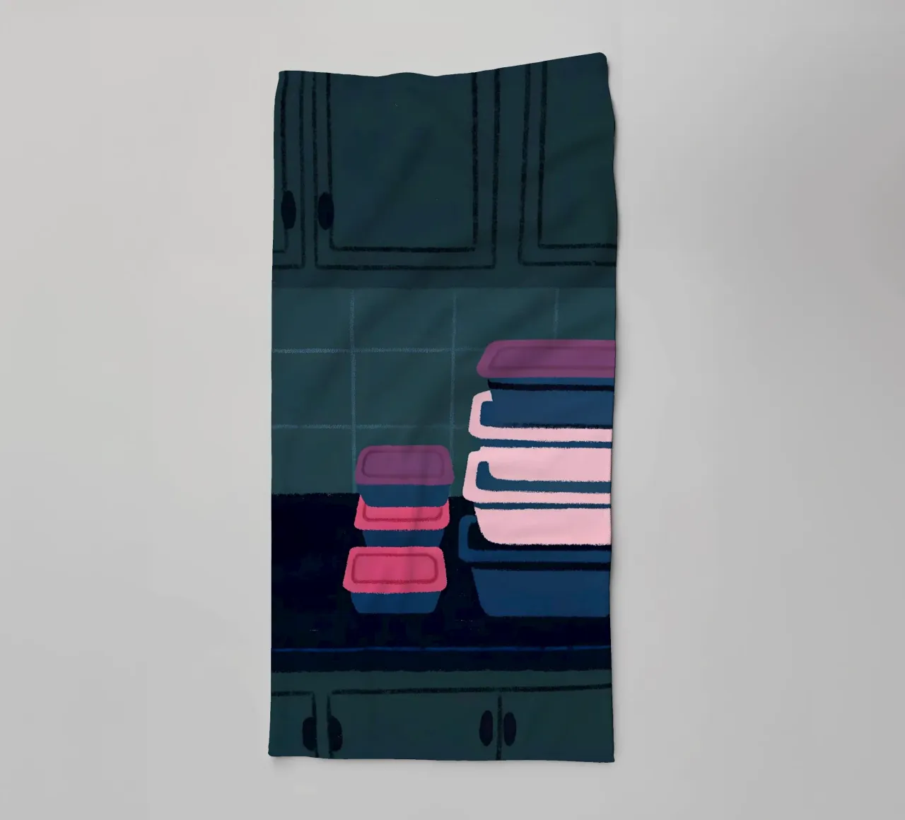 Storage Containers towel by PERSONAL TOUCH
