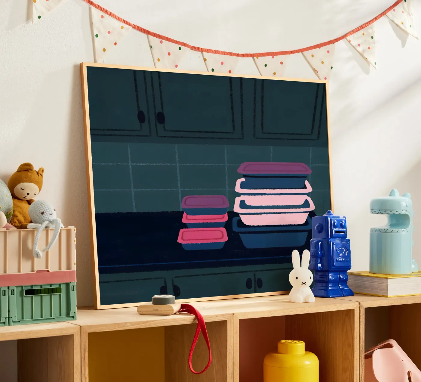 Opslagcontainers poster van PERSONAL TOUCH