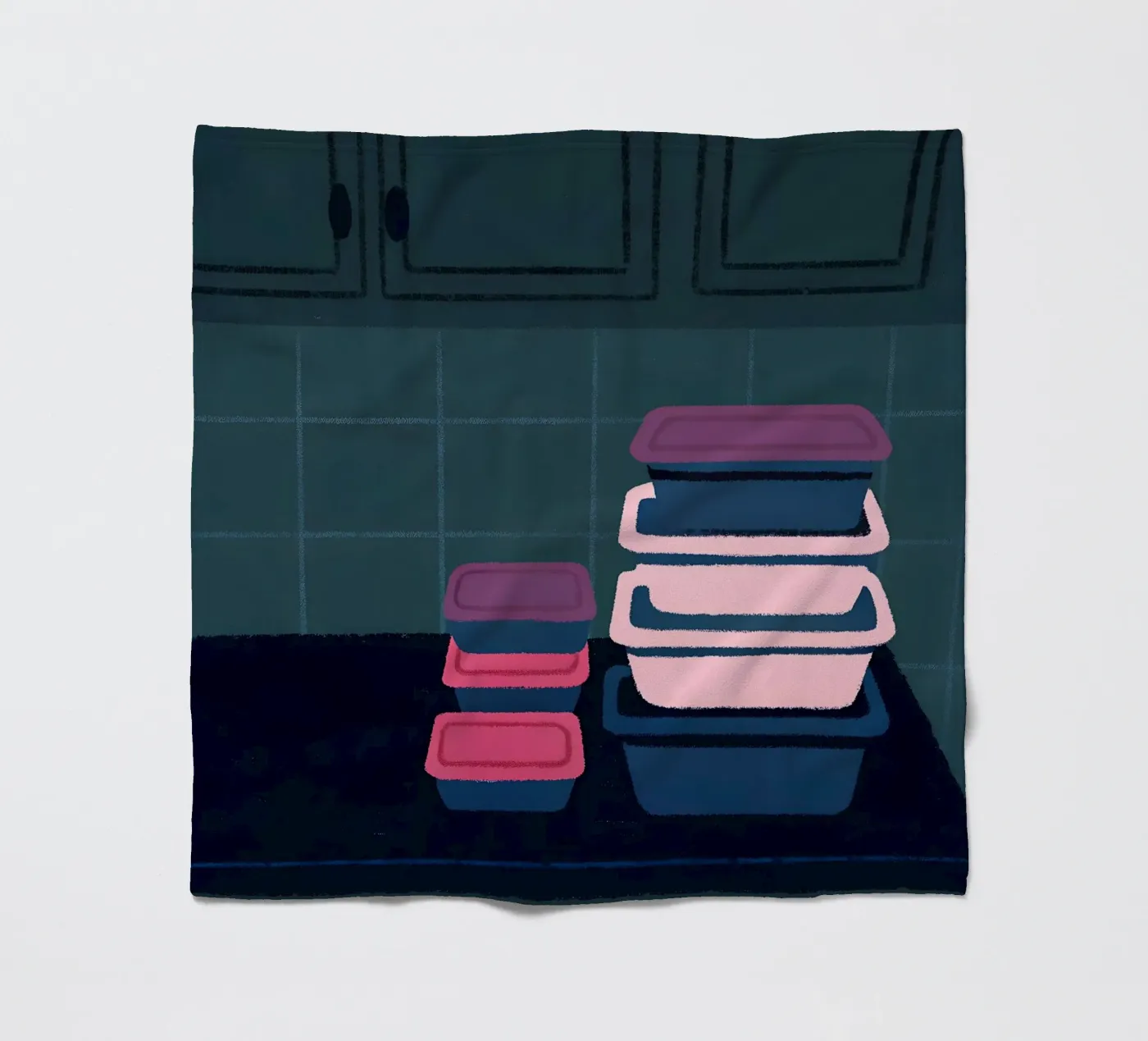 Opslagcontainers fleecedeken van PERSONAL TOUCH