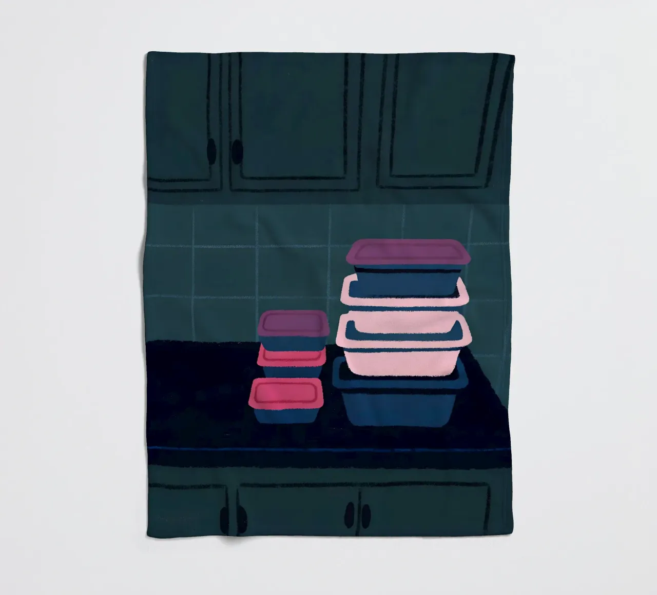 Lagercontainer Fleecedecke von PERSONAL TOUCH