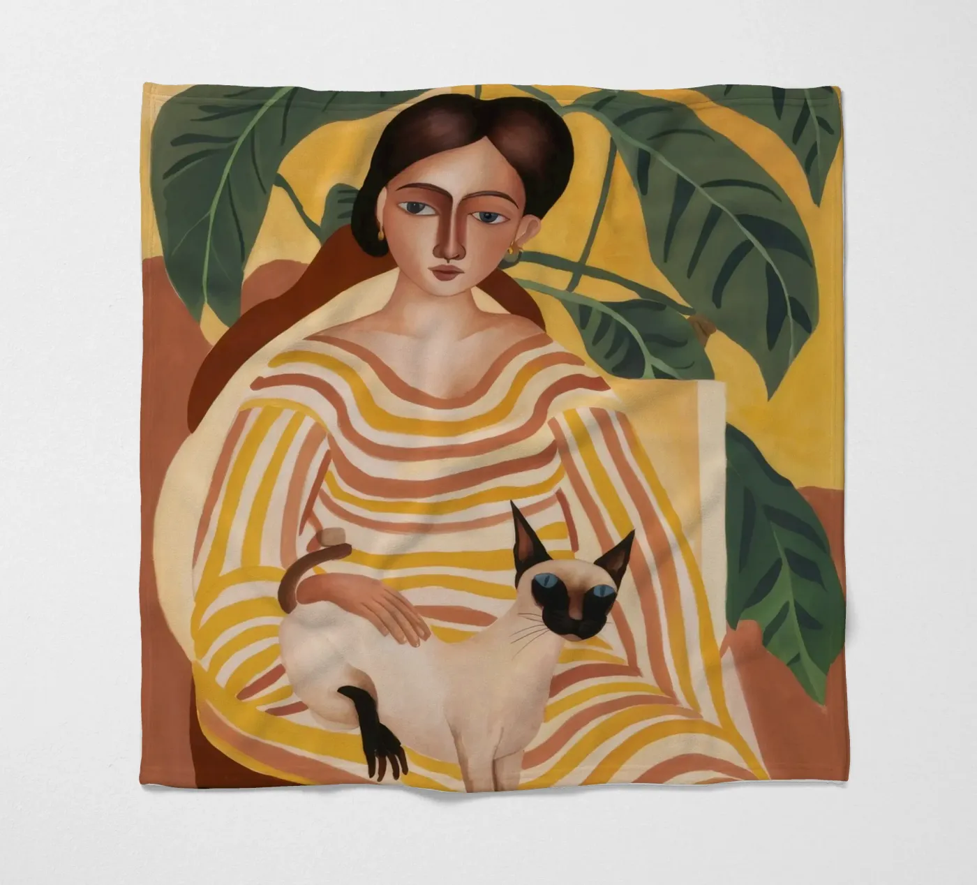 Kattenrust fleecedeken van Twilight Muse