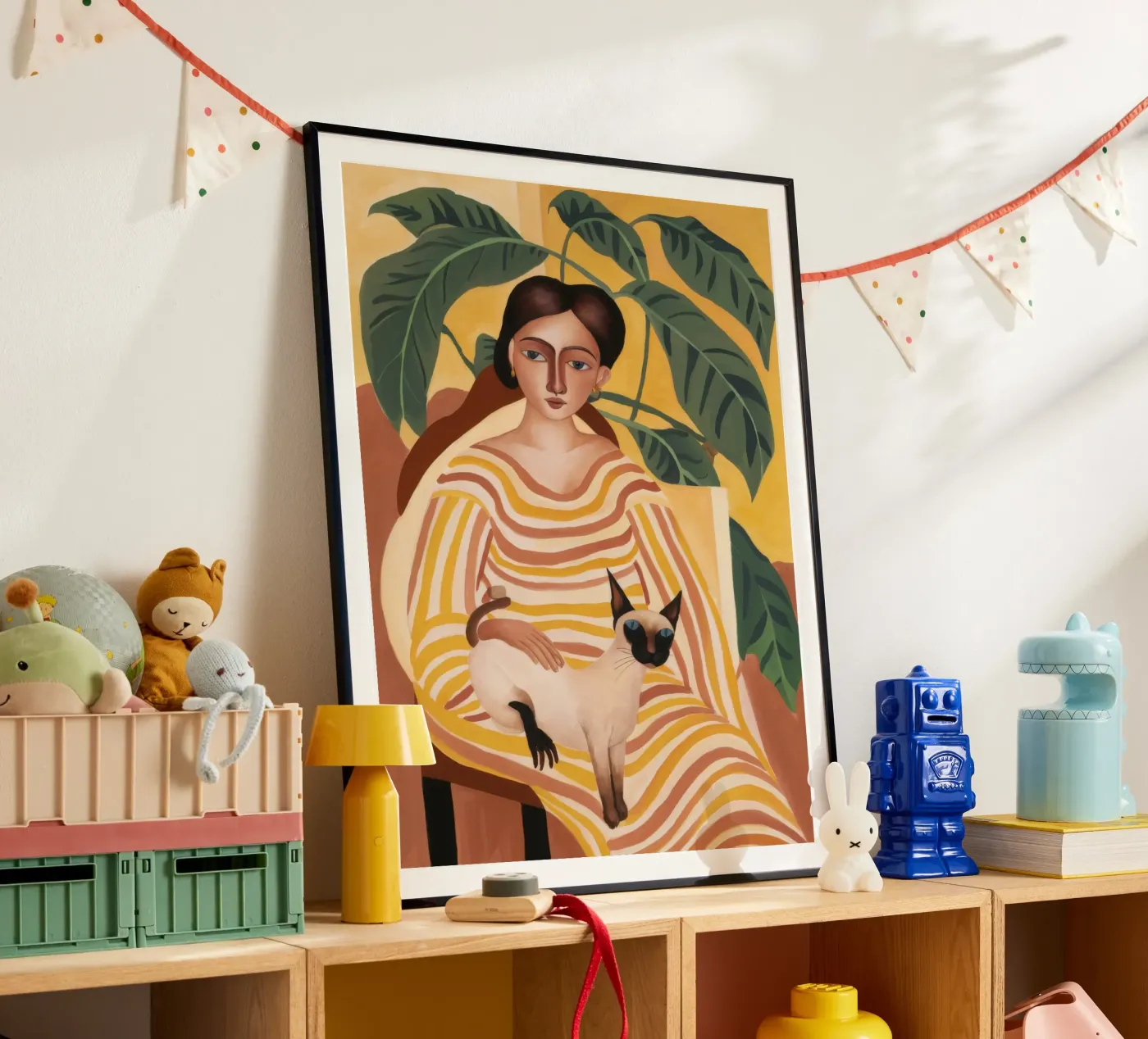 Feline Tranquility poster van Twilight Muse
