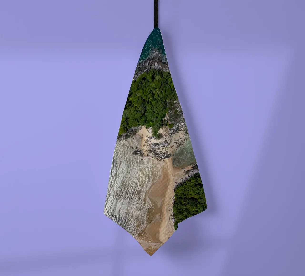 Vue aérienne de l'île de Tioman en Malaisie, Asie torchon de anderm