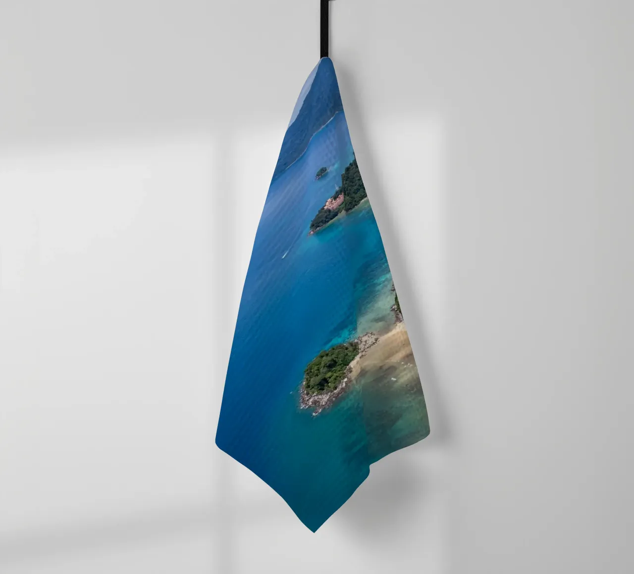 Vue aérienne de l'île de Tioman en Malaisie, Asie torchon de anderm