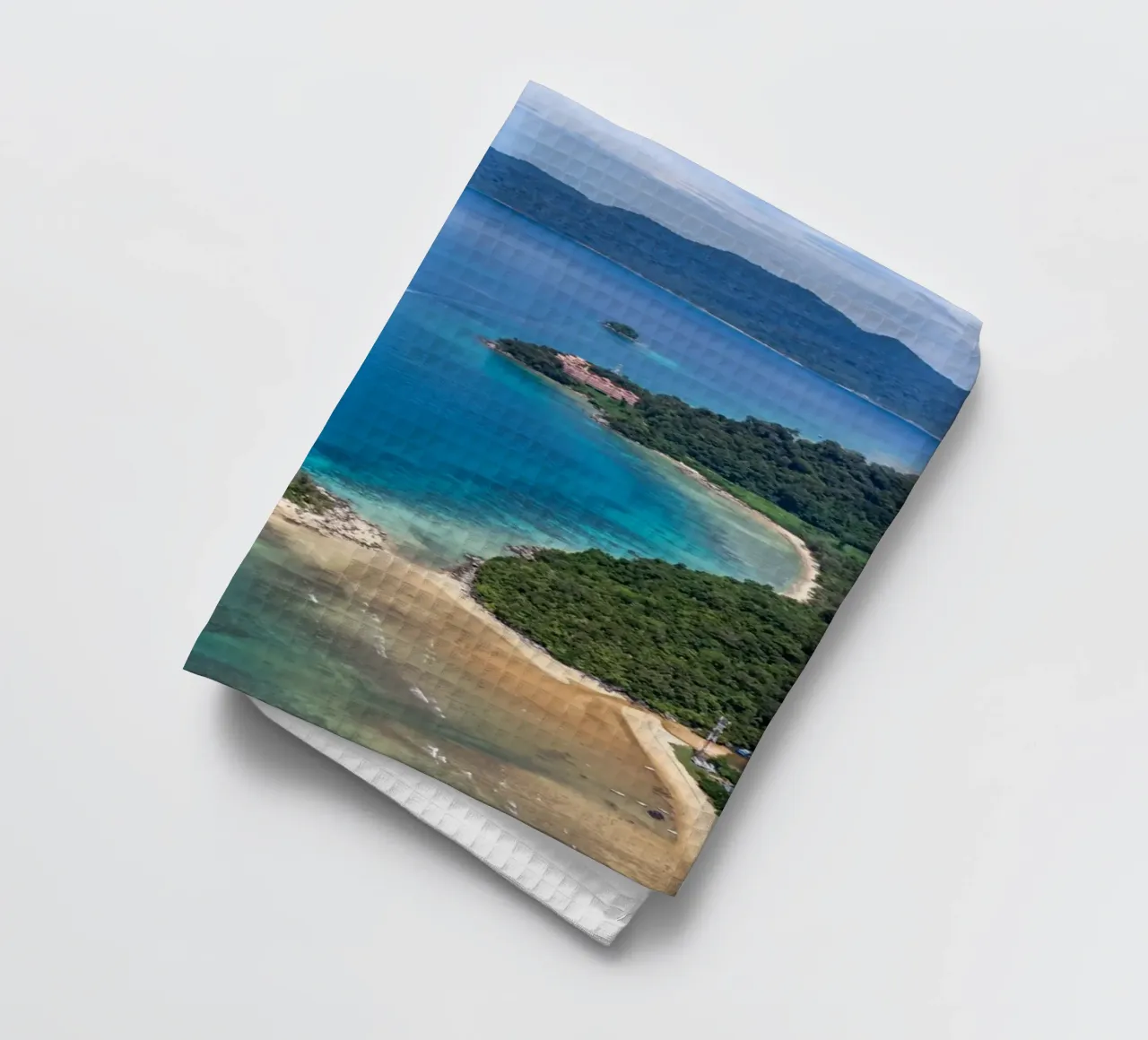 Vue aérienne de l'île de Tioman en Malaisie, Asie torchon de anderm