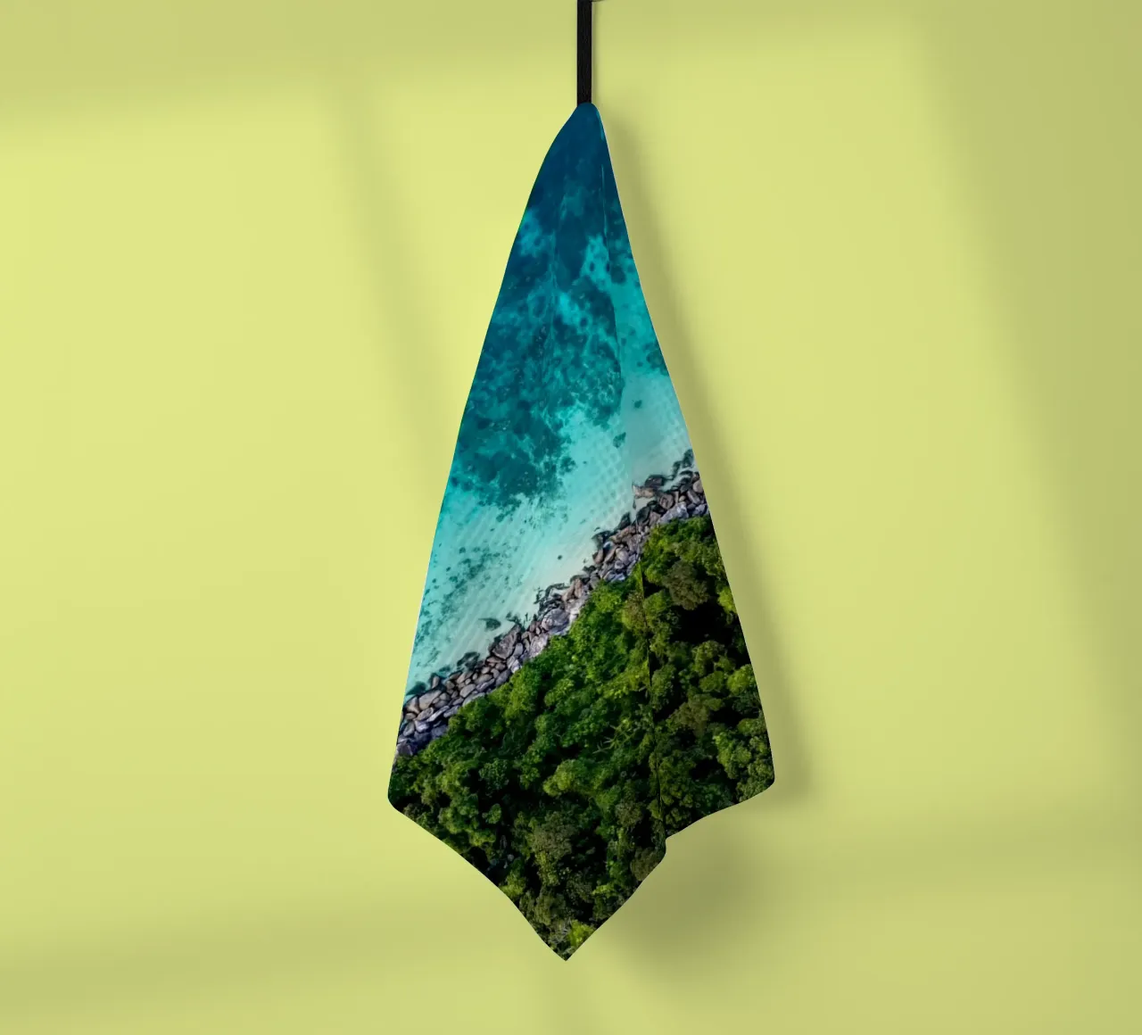 Vue aérienne de l'île de Tioman en Malaisie, Asie torchon de anderm