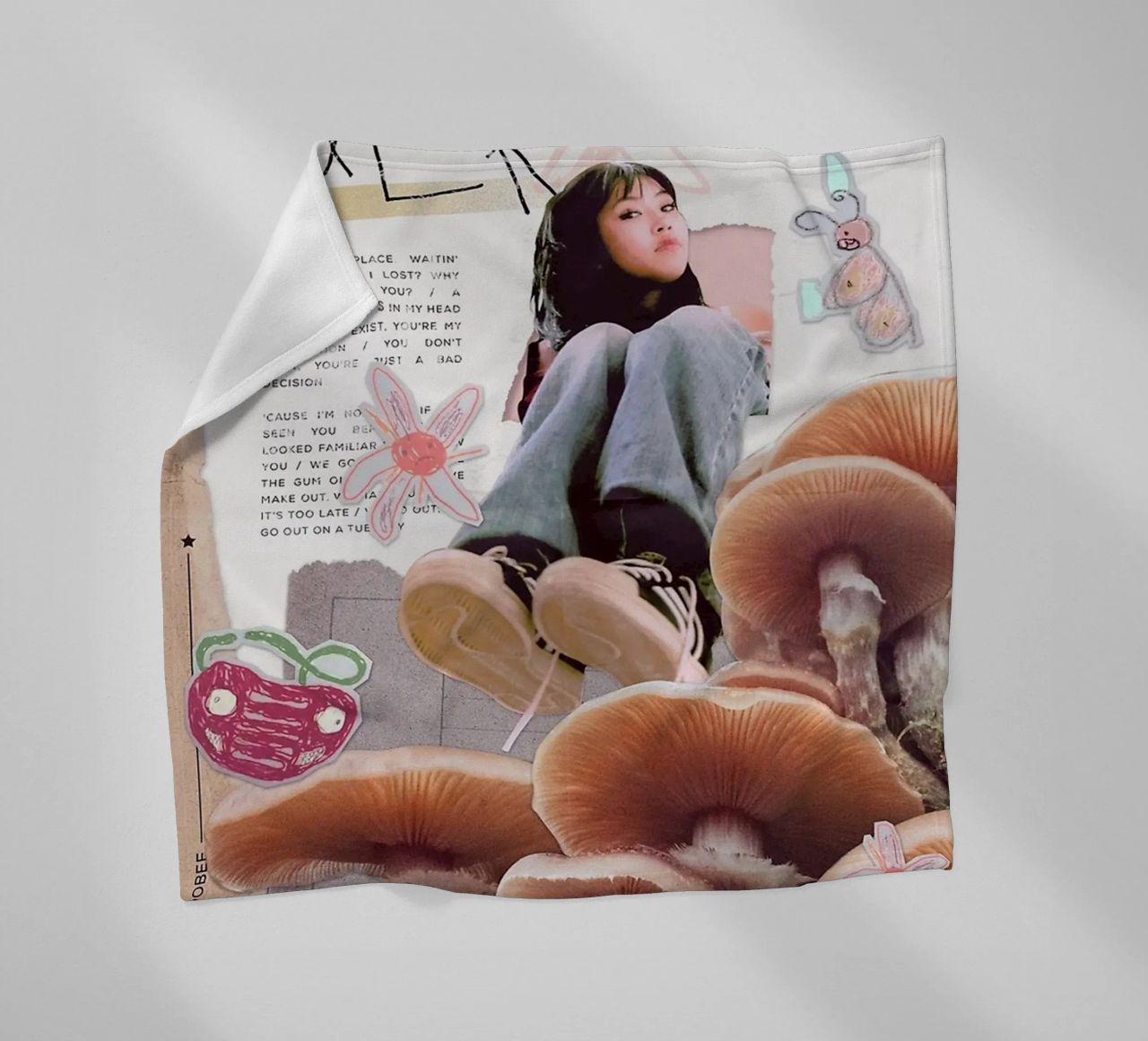 Parlare di Beabadoobee coperta in pile da ethan Shop