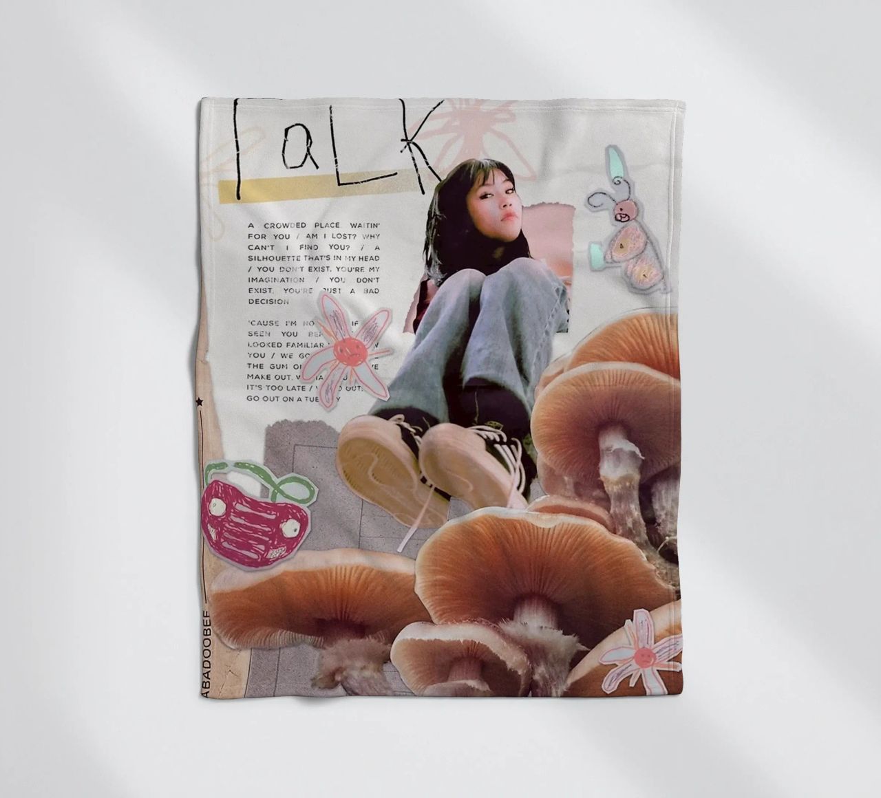 Parlare di Beabadoobee coperta in pile da ethan Shop