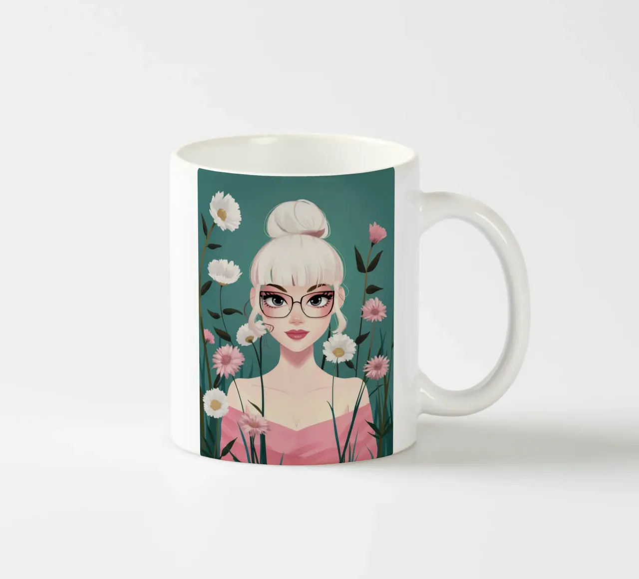 Orchidea serena tazza in ceramica da Twilight Muse