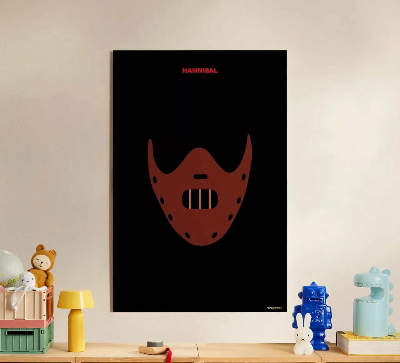 Hannibal plexiglass da Rafa Gomes