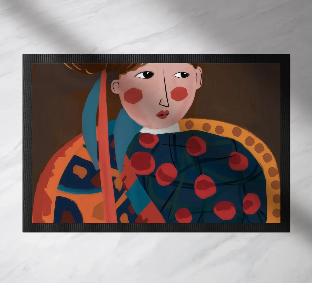 Golden Reflection doormat by Twilight Muse