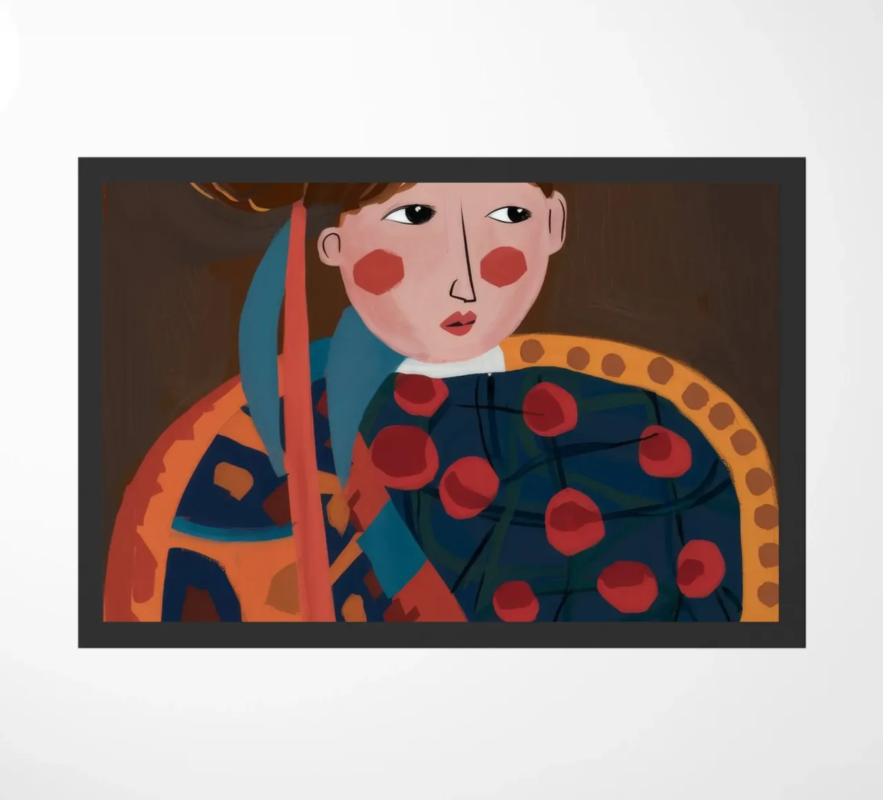 Golden Reflection doormat by Twilight Muse