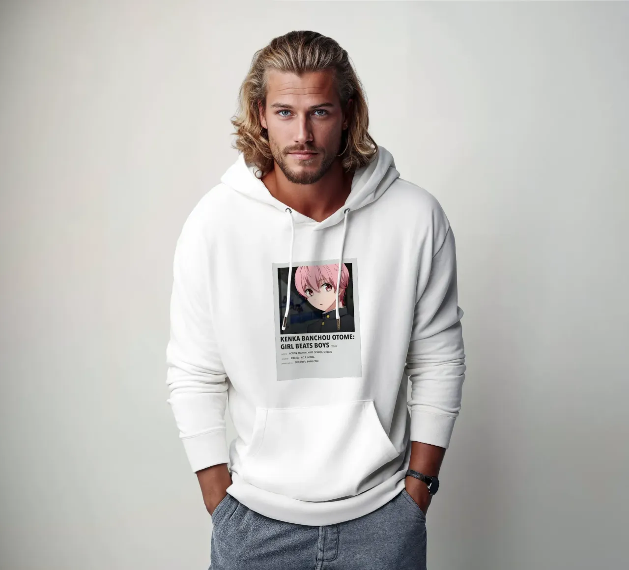 KENKA BANCHOU OTOME GIRL BEATS BOYS  2017 hoodie by Totoya