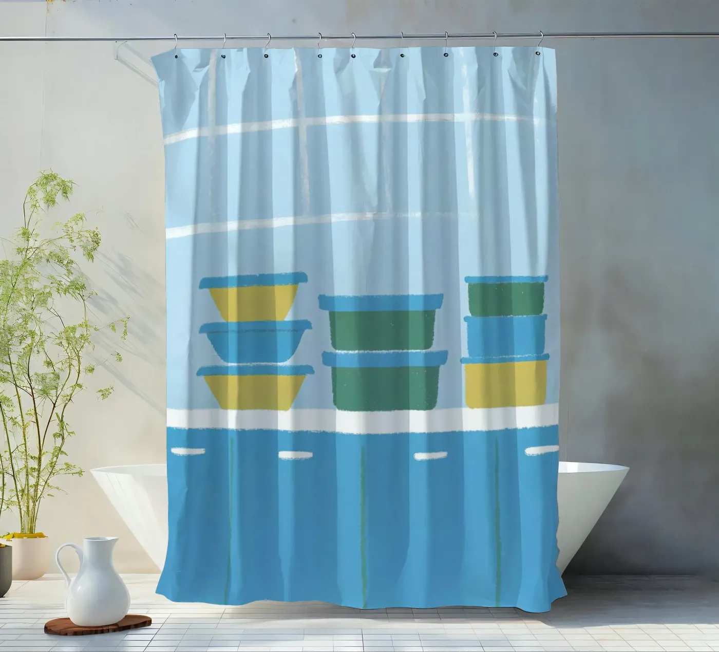 Kitchen Duschvorhang von PERSONAL TOUCH