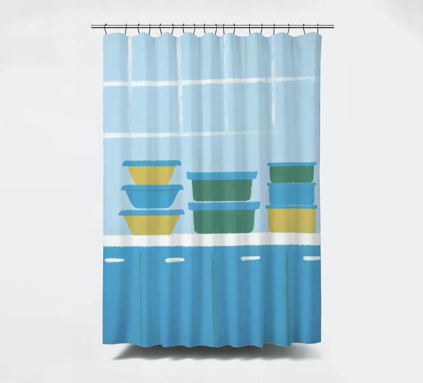 Kitchen Duschvorhang von PERSONAL TOUCH