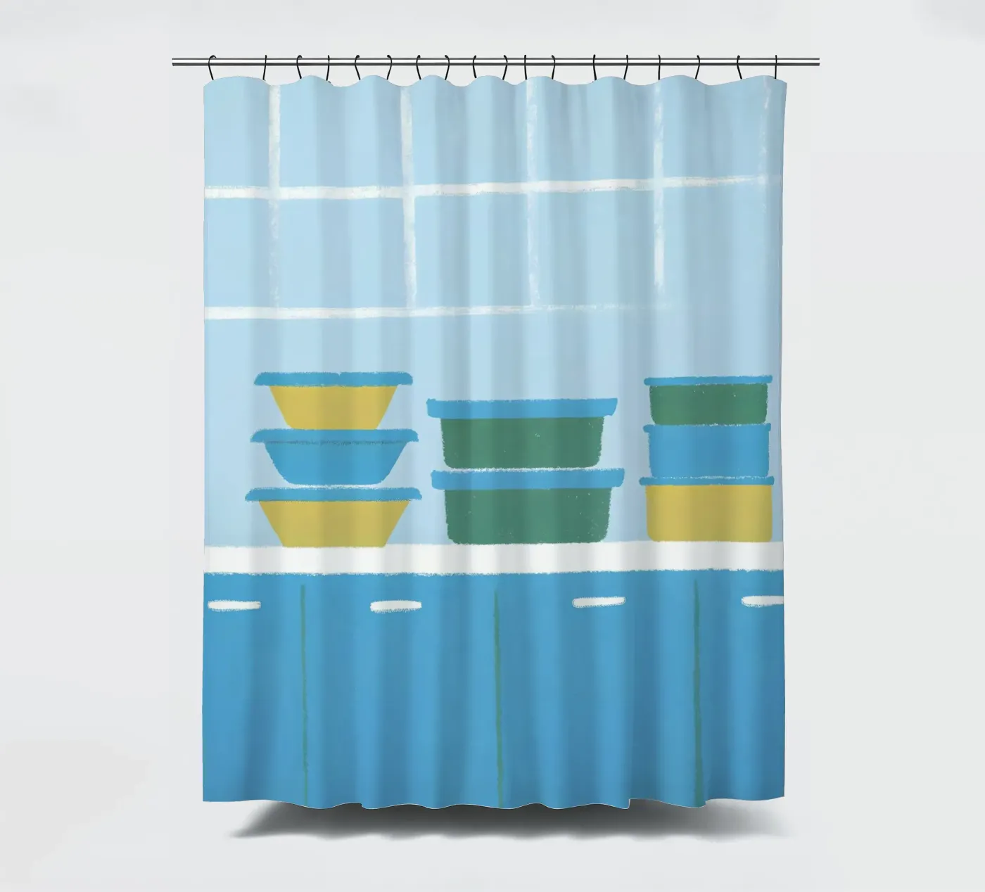 Kitchen Duschvorhang von PERSONAL TOUCH