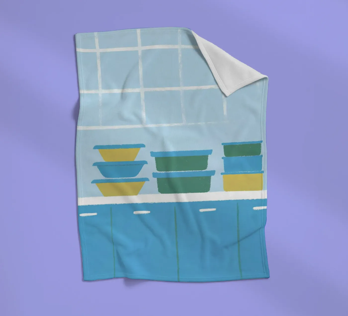 Kitchen plaid polaire de PERSONAL TOUCH