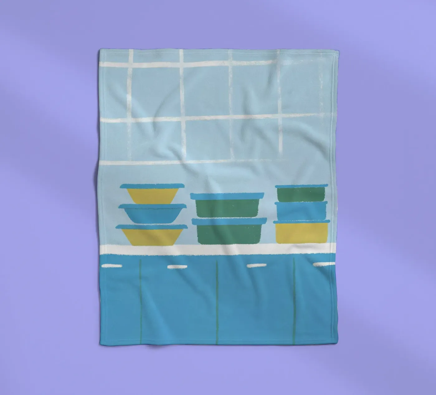 Kitchen plaid polaire de PERSONAL TOUCH