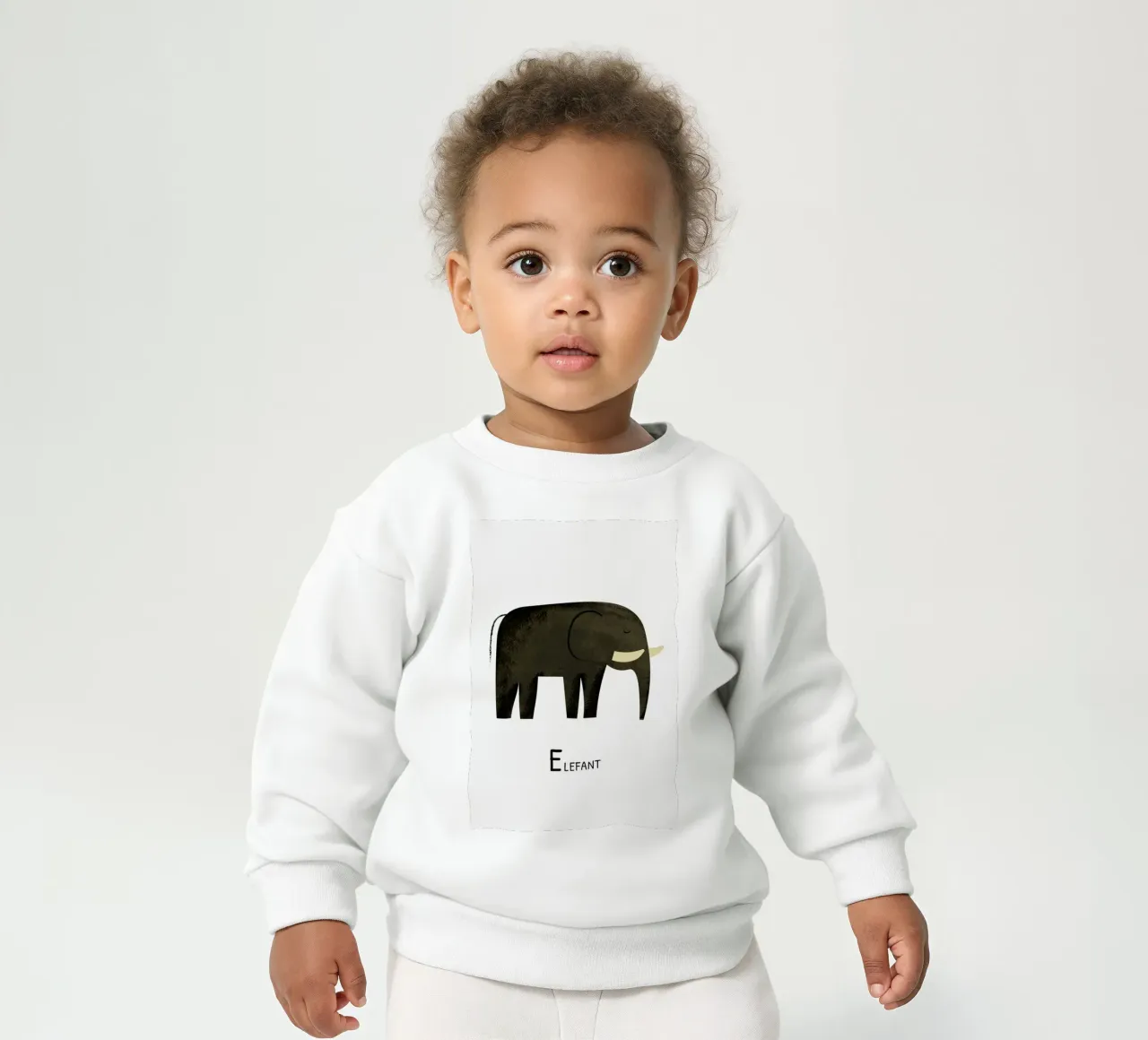 Elefant felpa neonato da Little Flourishes