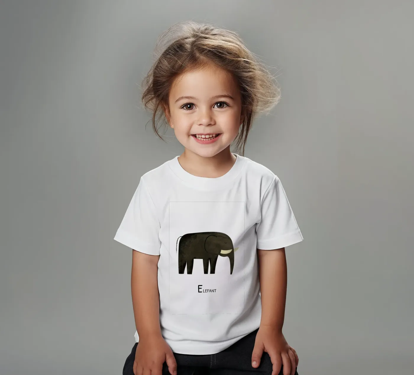 Elefant t-shirt bambini da Little Flourishes