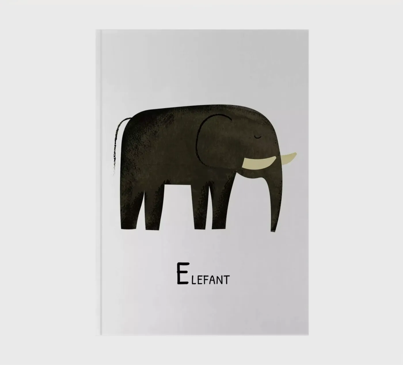 Elefant notebook by Little Flourishes