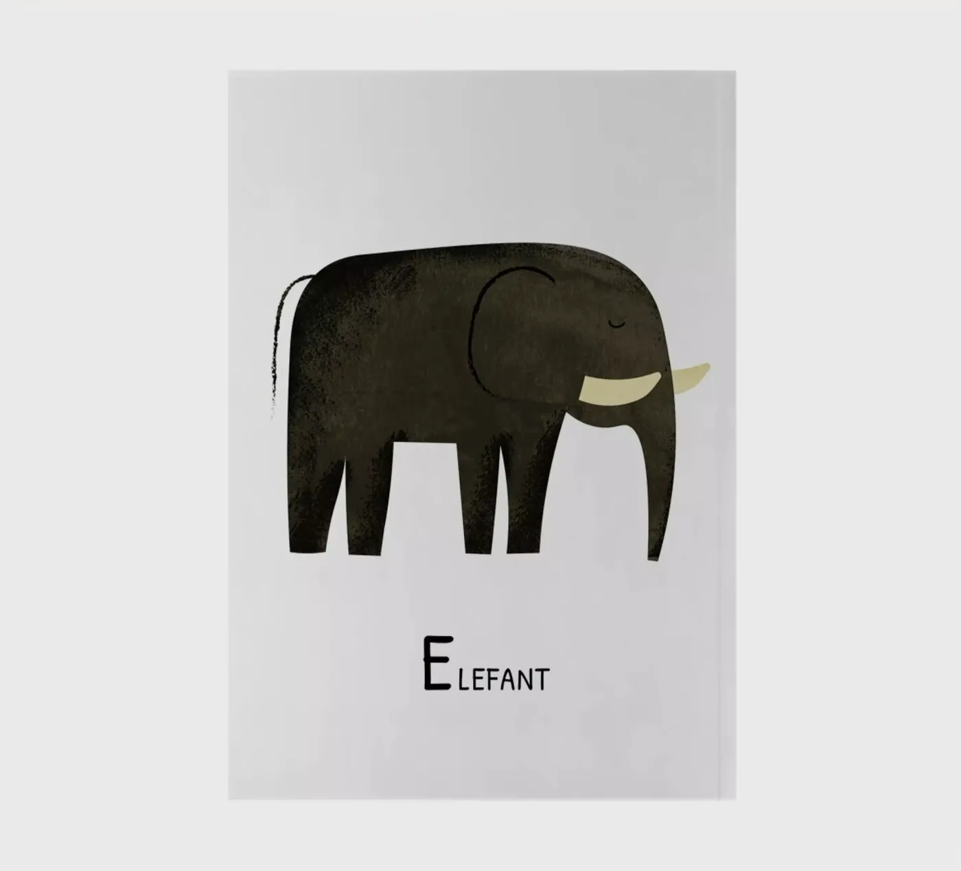 Elefant notebook by Little Flourishes