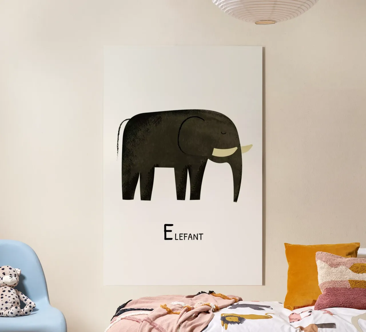 Elefant plexiglass da Little Flourishes