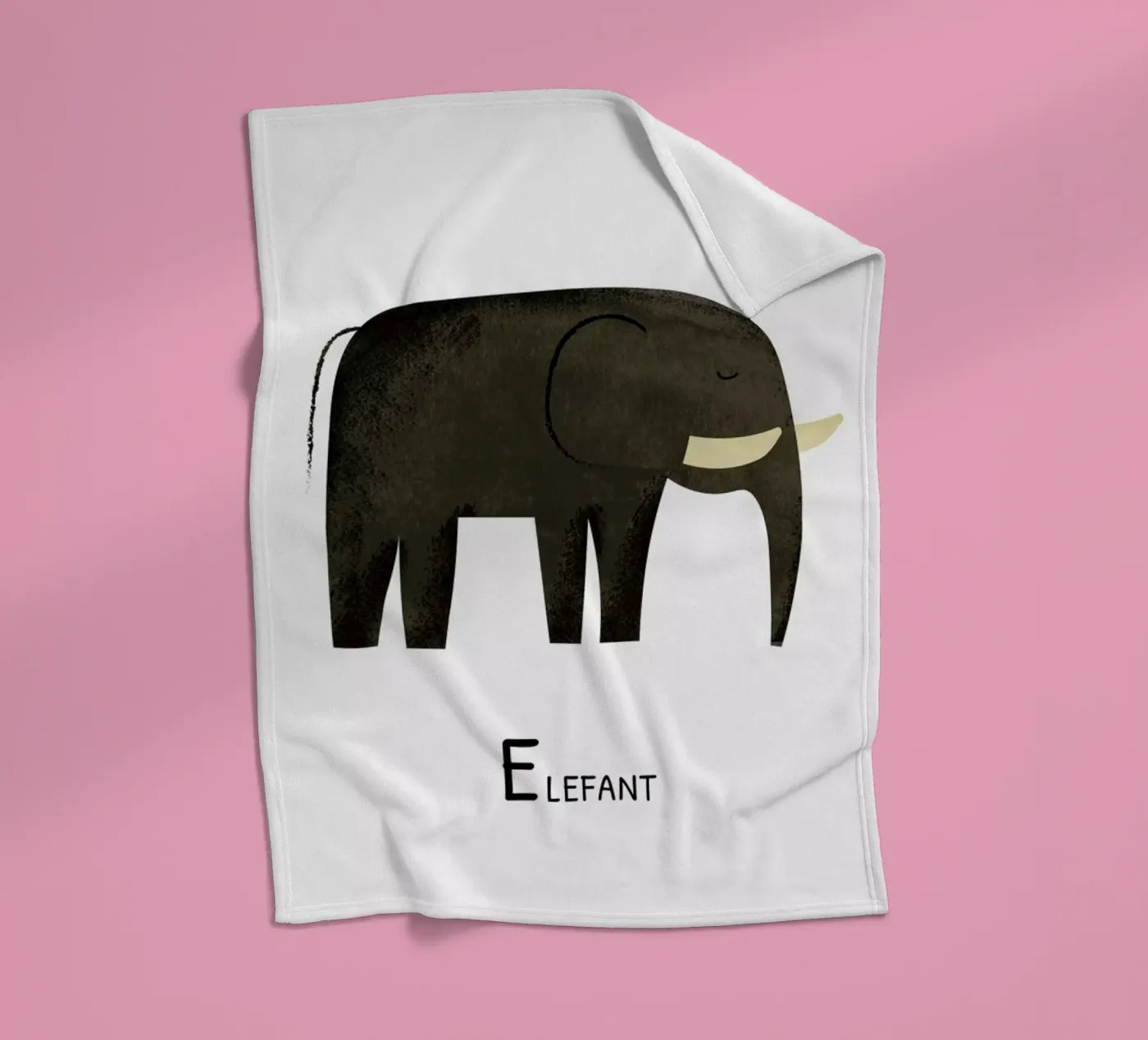 Elefant Fleecedecke von Little Flourishes