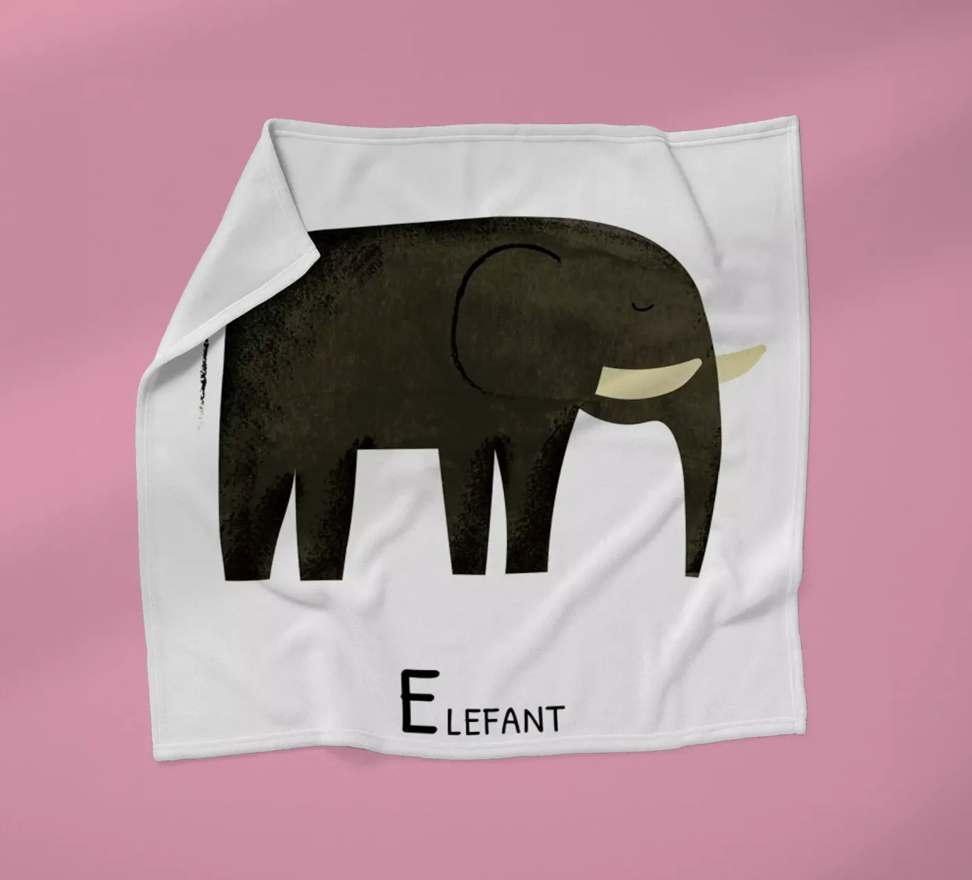 Elefant Fleecedecke von Little Flourishes