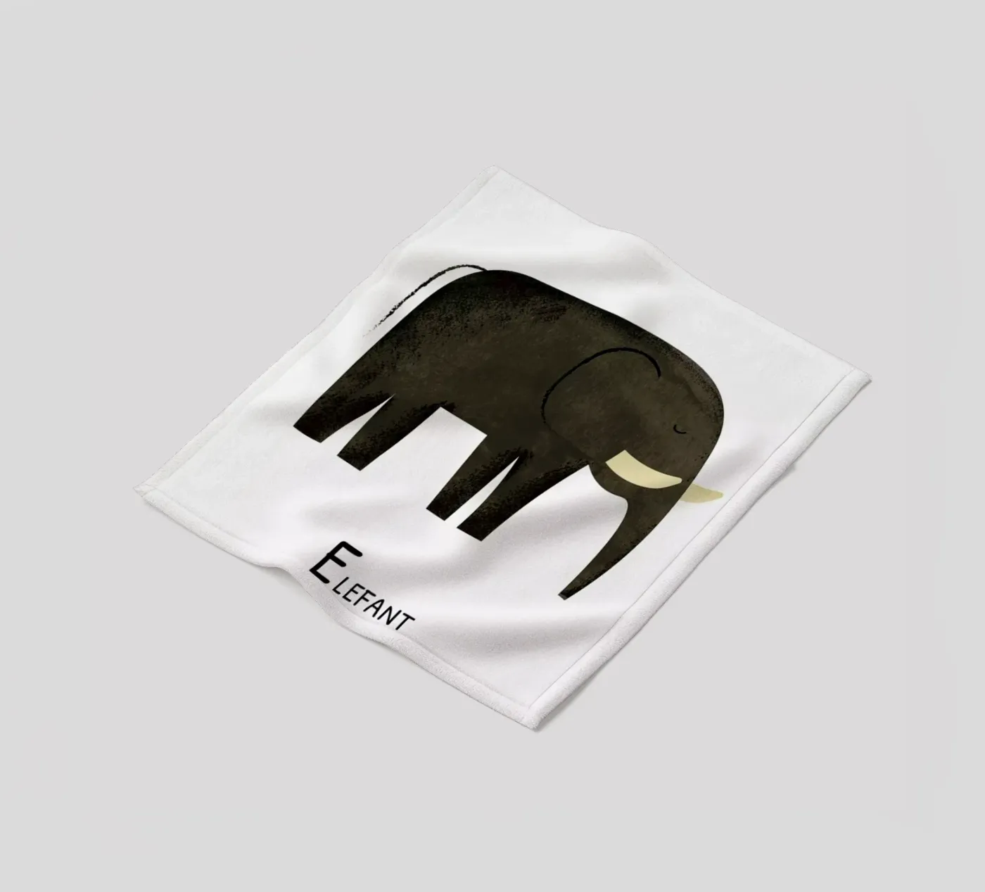 Elefant Fleecedecke von Little Flourishes