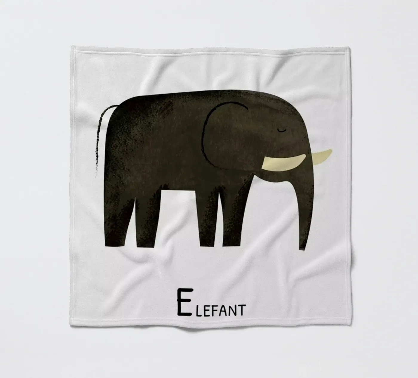 Elefant Fleecedecke von Little Flourishes