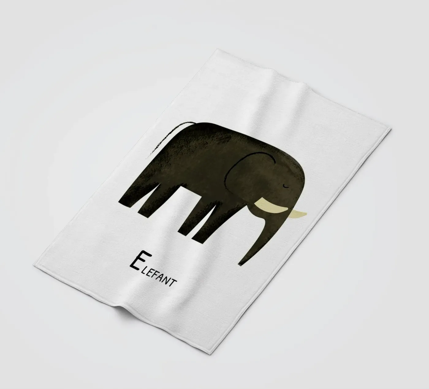 Elefant Fleecedecke von Little Flourishes
