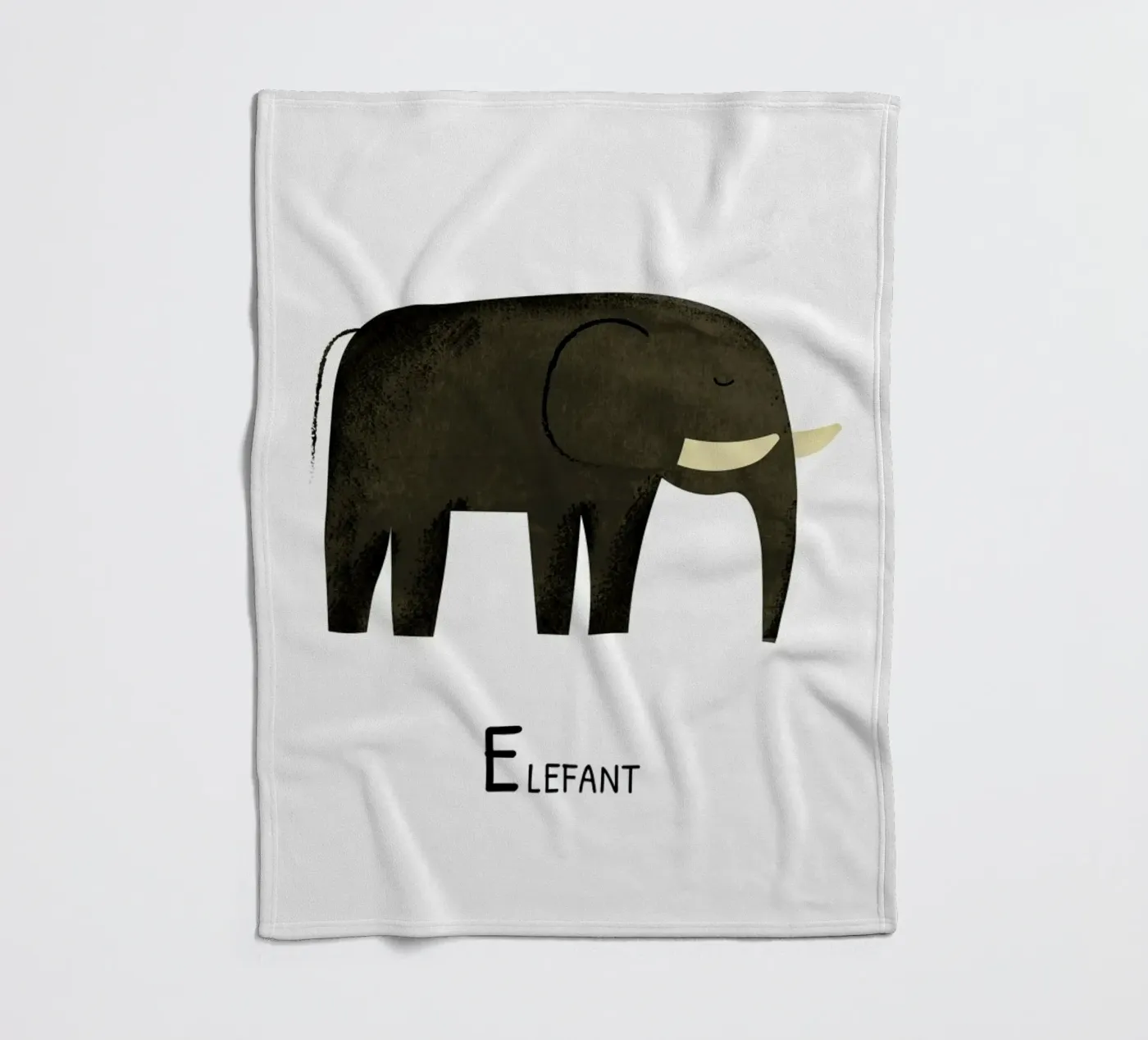 Elefant Fleecedecke von Little Flourishes