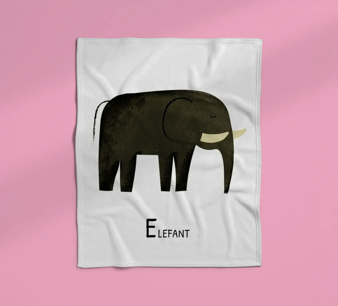 Elefant Fleecedecke von Little Flourishes