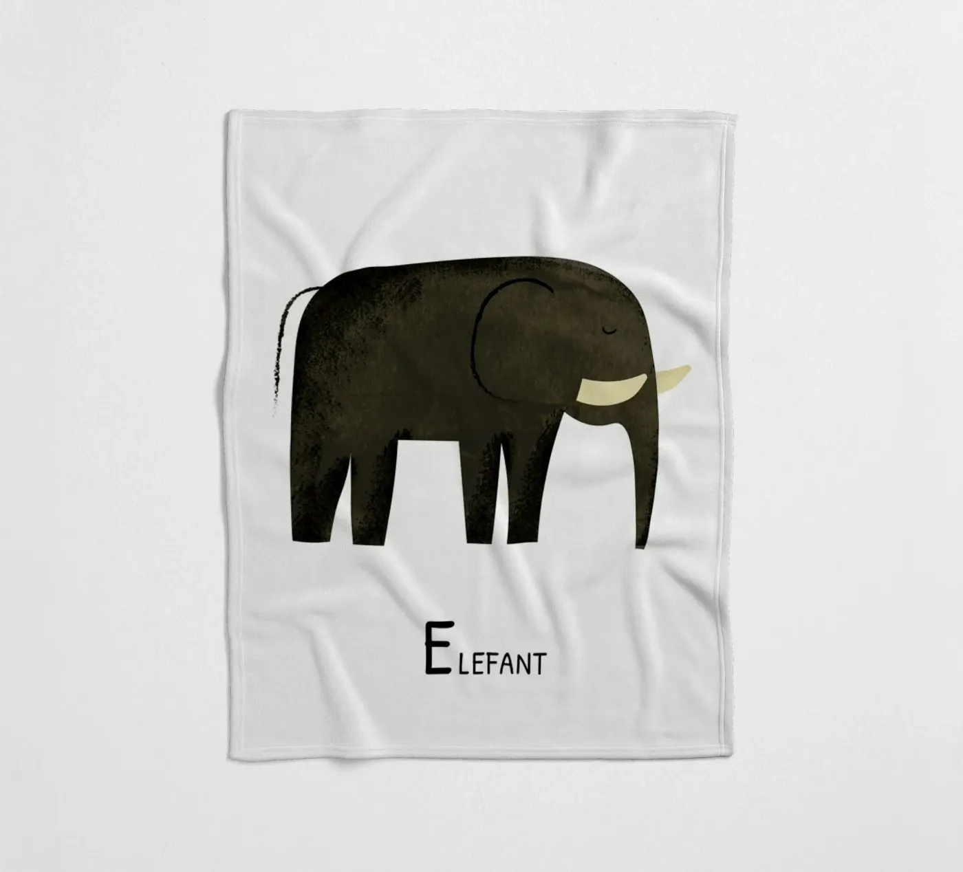 Elefant Fleecedecke von Little Flourishes