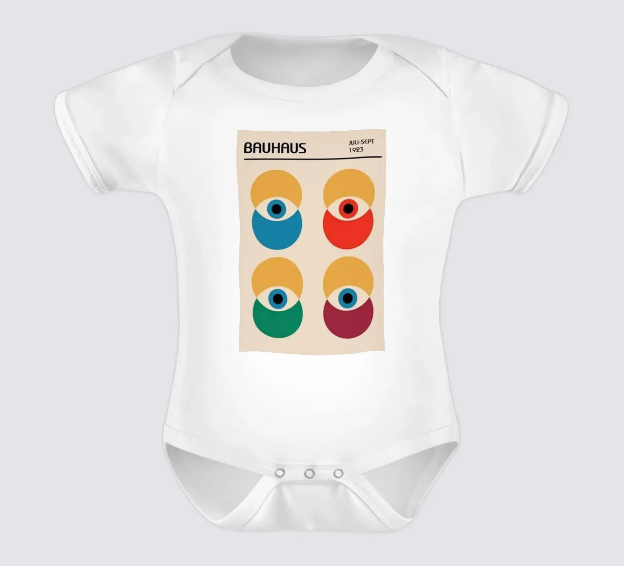 I quattro occhi body neonato maniche corte da Piere art Shops