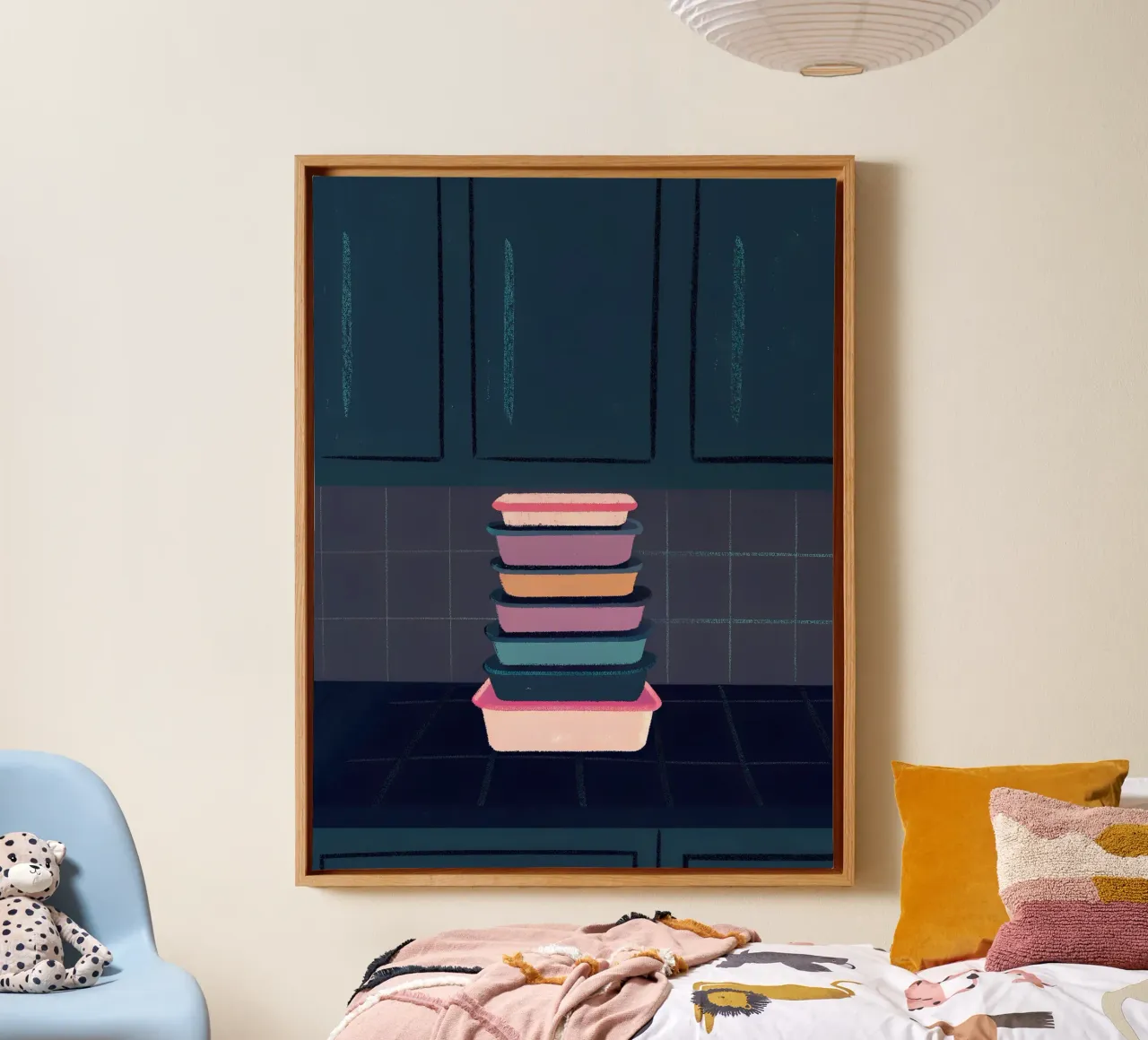 Voedselcontainers canvas met Baklijst van PERSONAL TOUCH