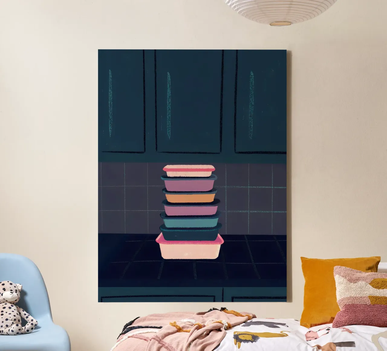 Voedselcontainers canvas met Baklijst van PERSONAL TOUCH